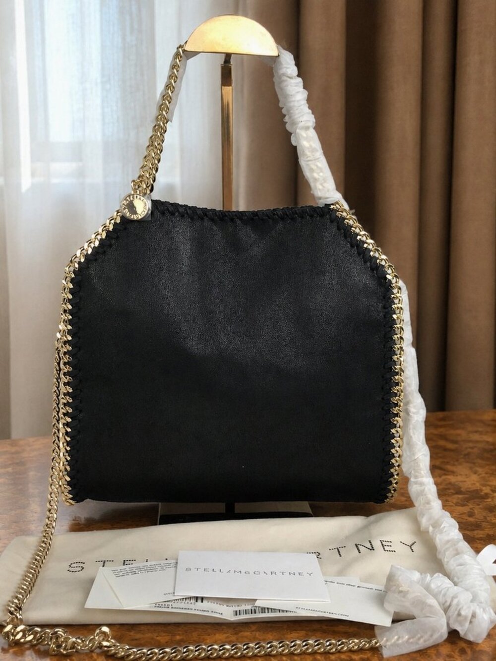 NWT Stella Mccartney Falabella Tote Bag Black